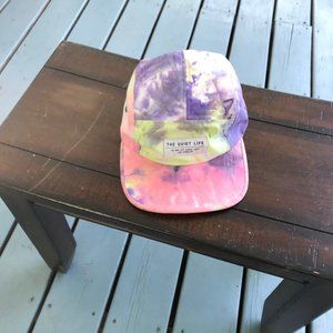 NEON TIE DYE 5 PANEL CAMPER HAT